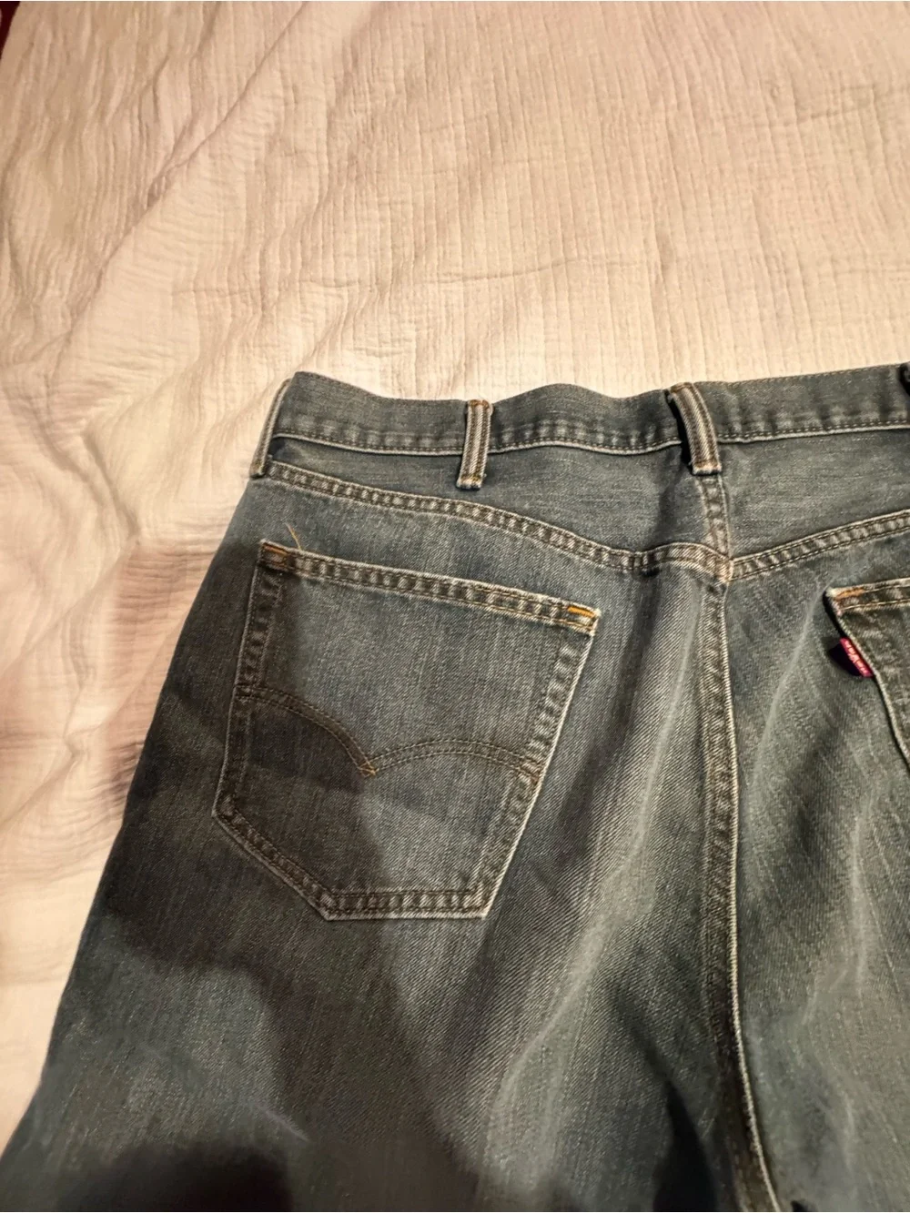 Levi's 559 Relaxed Straight Leg Jeans Men's 38x32 Blue Medium Wash Denim